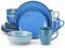 vancasso Série Navia Assiettes Service de table, Service Vaiselle 16 Pièces pour 4 Personnes, Design Modern