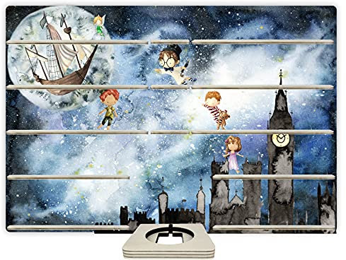 Farbklecks-Collection Musikboxregal Abenteuerfreunde - passend für Toniebox - Regal mit Platz für 65-70 Figuren