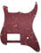 Musiclily Pro 11 Holes ST Strat One Humbucker Guitar Pickguard Scratch Plate for USA/Mexico Fender Tom Delonge Stratocaster Electric Guitar, 4ply Vintage Tortoise