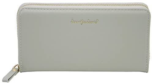 Jennifer Jones - Große Damen Geldbörse - Clutch-Portemonnaie - viele Fächer - Reißverschluss