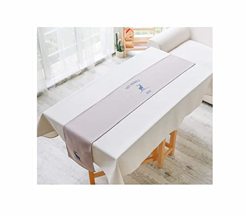 Stfery Tischläufer Deko, Tischläufer Geburtstag Mann Hell-Pink 32x160CM Kostenlose Tiere Hirsch Polyester Table Runner Tischdeko Wohnzimmer Küche