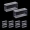 YWNYT 10pcs Clear Display Case Toy Car Display Box PVC Transparent Box Dustproof Protection Showcase Vitrine for 1:24 or 1:32 Scale Vehicle Model