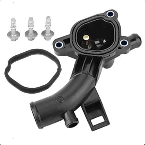 LoreenCar Boîtier de thermostat de liquide de refroidissement 25192985 1338487 1338022 55562048 pour Opel Corsa D Astra J Meriva B Adam VAUXHALL Capteur de température de refroidissement du moteur