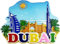 Dubai Dubai Kühlschrankmagnet Kühlschrankmagnet Dekoration Magnet Aufkleber Souvenir Harz Basteln