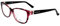 Swarovski SK5208-D 077 FUCHSIA 56/14/ WOMAN - Brille - Vollrand - Kunststoff - Katzenauge - Burgundy, Fuchsia - 56 mm x 37.3 mm x 135 mm - Erwachsener