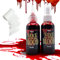 Pardofelis Kunstblut Halloween Fake Blood, Kunstblut für Haut, Blutspray Spritzer Kunstblut Set mit Verbandstoff für Halloween Kostüm Vampir Zombie SFX Makeup