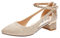 Sandaletti Estive Basse Tacco Scarpe Donna Spiaggia Elegante Sandalo Casual Leggeri Antiscivolo Sposa Matrimonio Slingback Punta Aperta Bohemia Con Tacco Sandali Piscina Sabot Comoda Morbida