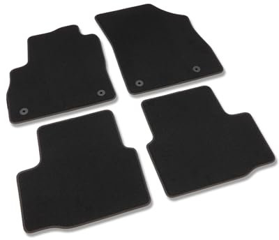 Kovvar Fußmatten passend für Opel Astra K 2015-2021 Passend zur Ausführung: 5 Türen/Kombi | Abstand Befestigungspunkte (Fahrer) 35.4 cm | Qualität: Luxury