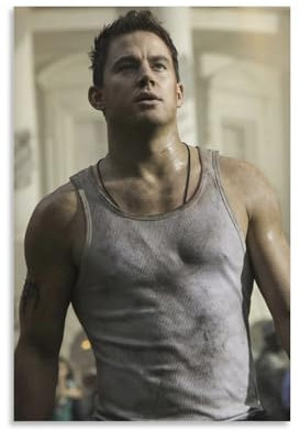 Voliko Channing Tatum Poster, Wandkunst, Gemälde, Leinwanddrucke, Dekor-Poster, Kunstwerke, 20 x 30 cm