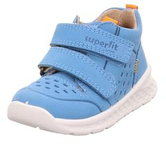 Superfit Jungen Breeze Sneaker, Hellblau Orange 8400, 27 EU