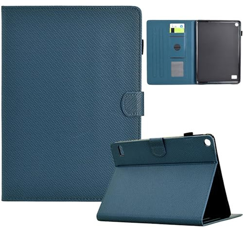 Tablet Protection Compatible with Kindle Fire 7 2019/2017/2015 (9th/7th/5th Generation) Case Slim PU Leather Multiple Angle Stand Flip Case with Card Slot & Auto Wake/Sleep Cover Full Protective Case
