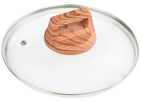 CRILSTYLEO Deckel Aus Gehärtetem Glas Mehrzweck-topfabdeckung Gericht Erhitzen Lebensmittelabdeckung Luftwirbel-gemüsedeckel Tellerabdeckungen Deckel Für Pfanne Schüsseldeckel Kochen Bakelit