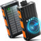 56800mAh &65W Portable Battery Pack Power Bank, 8 Charging Ports USB-C Fast Charging Phone Charger, Outdoor Solar Charger with LED Display&Flashlight, for Samsung/iPhone/Tablets