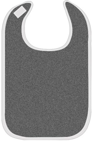 Wiederverwendbares Lätzchen für Erwachsene, Senioren Wasserdichtes Frottee Lätzchen, Waschbar, Wasserdicht Erwachsenen Lätzchen, Komfortabel und Weich, Unisex Kleiderschutz mit Klettverschluss (Blau)