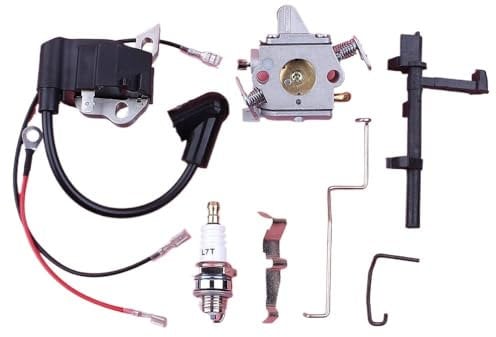 MIKFESPO 7pcs Carburetor Ignition Coil Switch Shaft Throttle Choke Rod Kit For Stihl MS180 MS170 018 017 MS 180 170 Chainsaw Spare Part
