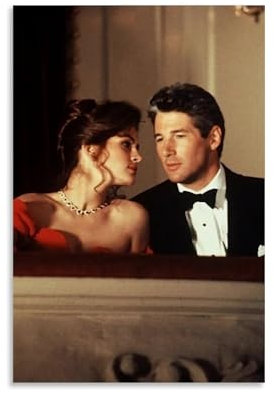 YEWURQW Poster mit Aufschrift Pretty Woman (1990 (5) auf Leinwand, Vintage-Stil, ästhetisches Poster, dekoratives Gemälde für Wohnzimmer, Schlafzimmer, 30 x 45 cm, ungerahmter Stil