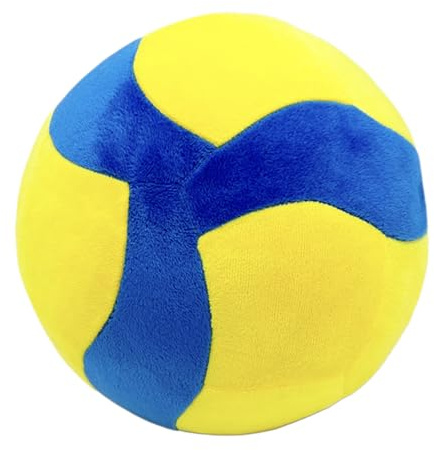 Plüsch Volleyball Kissen,Plüschiger Volleyball Spielzeug & Süße Kuscheltiere - Weiches Kuschelkissen Mit Volleyball-Puppe, Wohnaccessoires & Partydekoration Für Kindergeburtstage & Feiertage