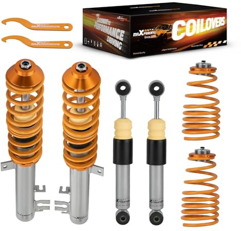 maXpeedingrods Gewindefahrwerk Sportfahrwerk für Fiat 500 Abarth 500 0.9 500/595/695 312 1.4 für Ford Ka Mk2 Panda 2008-2016