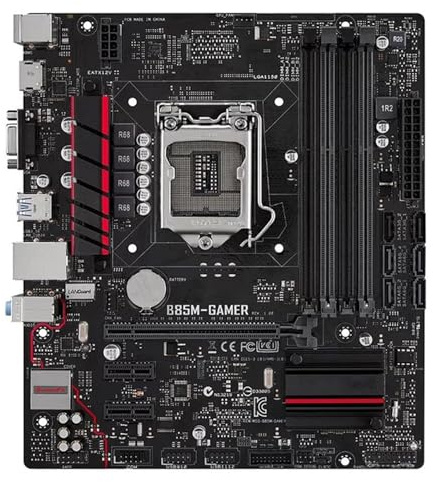 Carte mère Fit for ASUS B85M-GAMER Carte mère de Bureau d'origine B85 Socket LGA 1150 I7 I5 I3 DDR3 32G SATA3 USB3.0 Micro-ATX