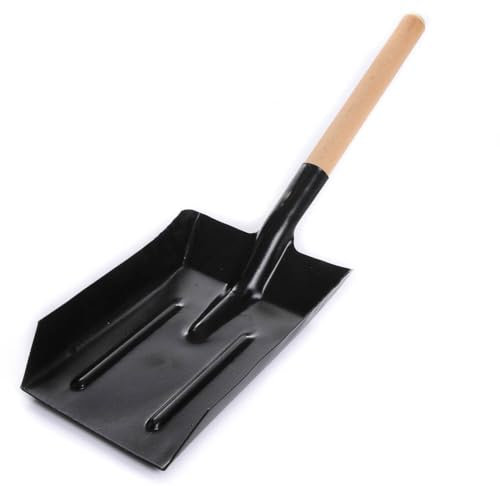 Unbekannt Kohlenschaufel Metallschaufel Ascheschaufel Kehrschaufel in schwarz 3 Größen (Größe 3)