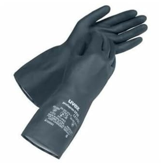 uvex g_6011905_4048612015810 Profapren Chemikalienschutzhandschuh CF33 Größe, 11, Unisex-Erwachsene, mehrfarbig, Bunt