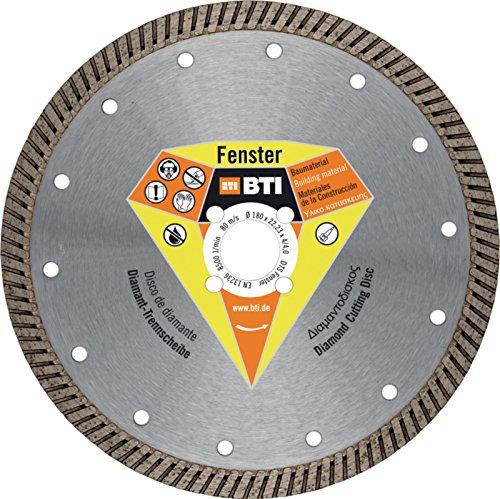 Disque diamant fenêtres Défonceuse Ø 180 mm Disque à tronçonner