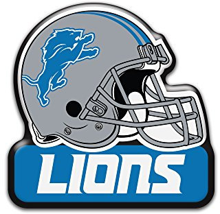 aminco NFL Detroit Lions Helm-Magnet 7,6 cm