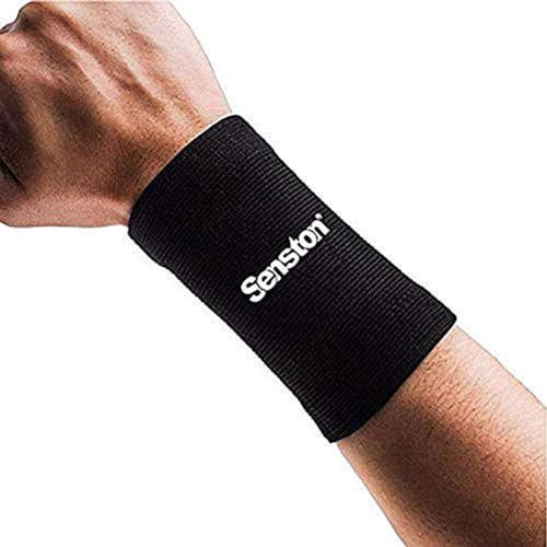 Senston 2 Stück Sports Armband Schweißband Fitness Schweissbänder Handgelenk SweatbandsTennis Wristbands für Fußball Basketball Badminton