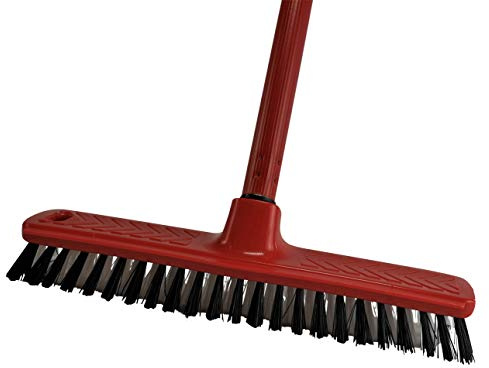 BÜMAG Bodenwischer 29cm rot mit Metallstiel rot
