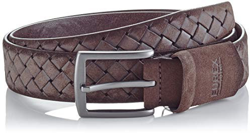 Eurex by Brax Herren Eurex Gürtel, Brown, 90