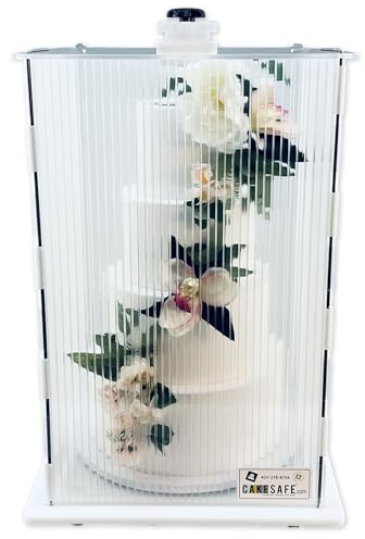 CAKESAFE Reusable Mini/Tall Cake Transporter, Clear Plastic Cake Carrier (14 W x 22 H)