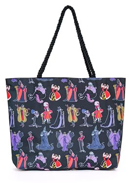 Disney Tote Bag Ursula Evil Queen Maleficent Cruella de Vil Jafar (Villains)