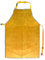 QWORK mandil soldador de cuero, resistente al calor y al fuego, tamaño 90*60cm