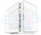 Magnetic PVC Dustproof Filter Cover for PC Case - 500x500mm PVC Mesh Dust Filter with Magnetic Frame 2-Pack DIY White Computer Fan Dust Proof Mesh Grills