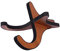 Support pour Ukulélé, Ukulele Stand, Support pour Guitare, Ukulélé Rack, Support D'instrument en Bois Pliable Portable Support X-Frame avec Bord Eponge, pour Ukulélé, Mandoline, Banjo, Violon