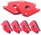 Mardatt 4Pcs 5 75 LB Arrow Welding Magnet Magnetic Welding Holder Welding Magnets Clamps 45, 90, 135 Degree Angle for Soldering Welding Assembly