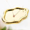 Ceramic Jewellry Dish for Women, Jewelry Tray Trinket Dish, Cloud Shape Ceramic Jewelry Plate, Watch Keys Tray Ring Dish Holder for Mother's Day/Christmas/Thanksgiving/Birthday Gif(Gold)