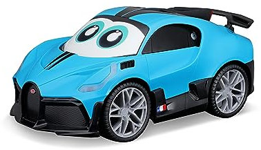 BBJunior My First RC - Bugatti Divo: Ferngesteuertes Auto, ab 24 Monaten, mit Licht & Sound, 2,4 GHz Frequenz, inkl. Fernbedienung mit Bewegungssensor, blau (16-92013)