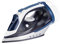 Sunbeam 1700W Steam Iron, 8' Retractable Cord, Variable Temperature Select, Non-Stick Soleplate, Dual Spray Mist, Horizontal or Vertical Shot of Steam Feature, 3-Way Auto-Off, Blue and White