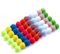 RUNYU 200 Stück Pompons zum Basteln, 3cm Pompons Bunt Filzkugeln Pompoms für Kreative DIY-Designs Geschenksets Dekorationen(Mehrfarbig)