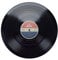 Schallplatte Magnet rund Kreisförmiger Retro Schallplatte Magnet Vinyl Musik Label Design