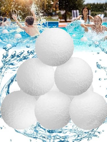 OLHAUYUAN 2024 Ölabsorbierender Schwamm für Pools und Whirlpools, Schaumbälle für Spas und Whirlpools, 8 Stück, Pool-Schaum Absorber, schwimmender Whirlpool-Reiniger-Zubehör