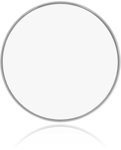 Dpofirs Specchio Ingranditore 30X con Ventosa, Grande 6 Pollici, Ingrandimento 30X, Rotondo per Trucco