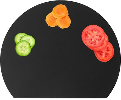 AKINOYAMA TPU Schneidebrett Extra Large rutschfest und leicht zu reinigen spülmaschinenfest BPA-frei fühlt sich an wie die Verwendung eines Bambusbretts messerfreundlich (M Size)