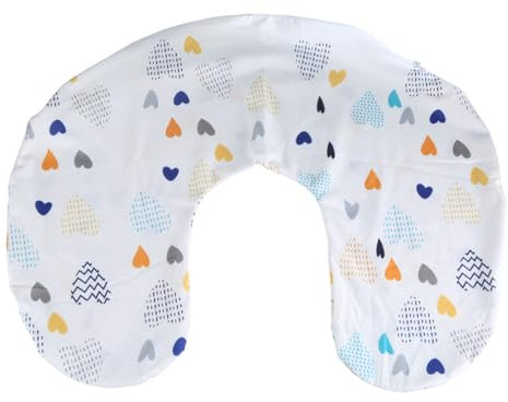 Fodera per cuscino per allattamento rimovibile biancheria da letto per neonati federa per cuscino per allattamento a forma di U bella federa per cuscino per allattamento