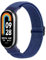 Oumida Armband für Xiaomi Mi Smart Band 8 / Xiaomi Smart Band 9 Uhrenarmband, Elastische Nylon Armbänder, Verstellbare Sport Ersatzarmband Herren Damen für Xiaomi Mi Band 9/ Mi Band 8, Marineblau