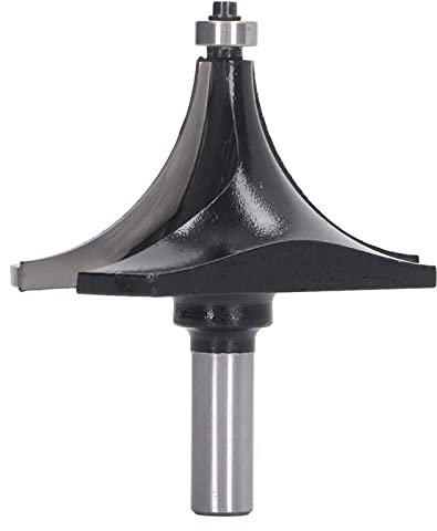 QQXUAN Roundover Router Bit a half Inch Shank Chamfer Router Bit Round Over Cutter Tool Tungsten Carbide Edging Bit for Woodworking
