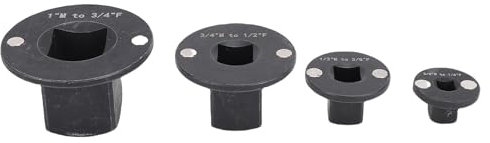 Set di adattatori per bussole a basso profilo, 1 pollice M-3/4 pollice F, 3/4 pollice M-1/2 pollice F, 1/2 pollice M-3/8 pollice F, 3/8 pollice M-1/4 pollice F