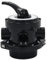 HOMTAKIE Acrylonitrile butadiène styrène (ABS) Soupape à Multi-Voies pour Filtre à Sable ABS 1,5 4 Voies Soupape à Montage Supérieur 6 Fonctions de Soupape Valve de Piscine