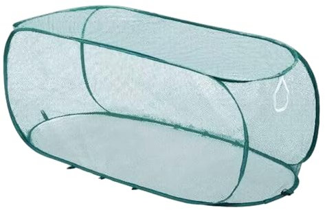 Cubiertas para Plantas de Exterior - Cubiertas Pantalla Grandes para Plantas - con Malla de Alambre de Acero Antiinsectos, Antipolvo, Antihielo y Antipájaros para Árboles Frutales, Arbustos de
